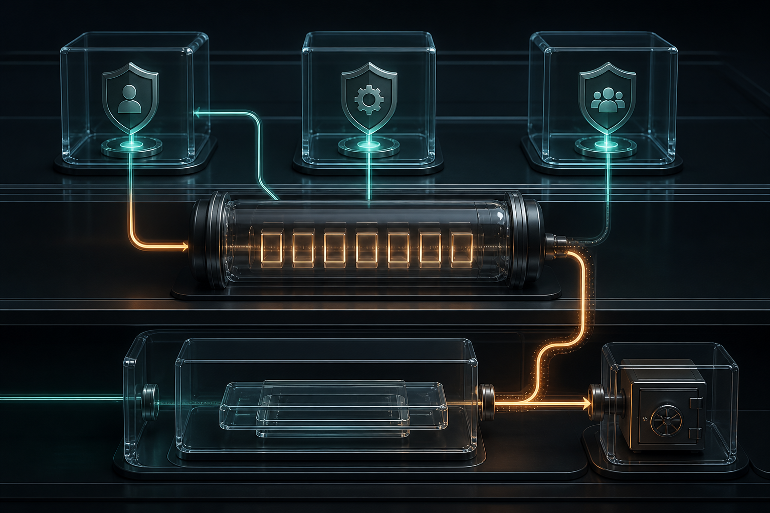 Documented governance path for Term Strategy Vaults: Proposer Safe, then a Zodiac Delay Module carrying a seven-day timelock during which vault LPs may vote to skip the transaction, then the Governor Safe, then the vault. Which step the attacker used has not been disclosed.